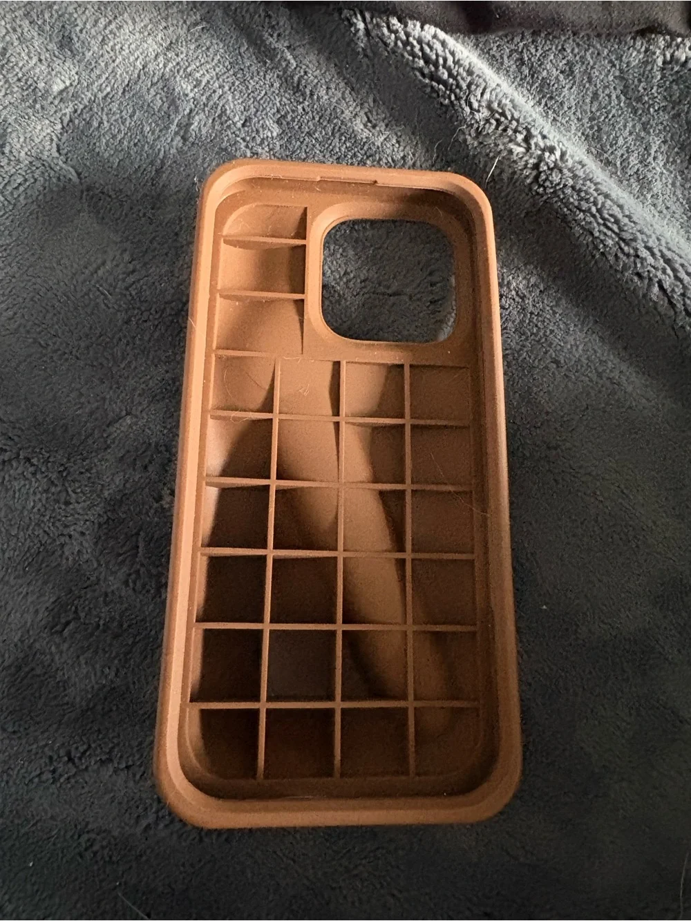 RHODE Bronze Silicone iPhone Case with Lip Gloss Holder for iPhone 16 Pro